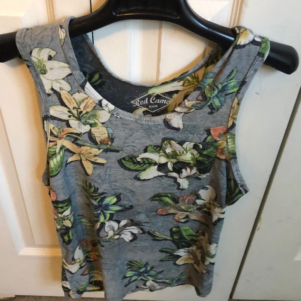 Men’s floral tank top